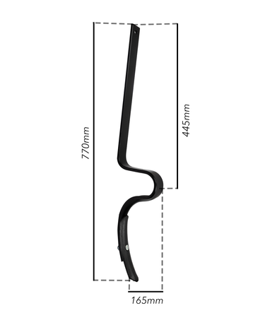 Molla rompitraccia per vibrocoltivatori 40x10mm con vomerina