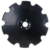 Disco frangizolle dentato base piana Ø 610mm sp.6mm con fori svasati