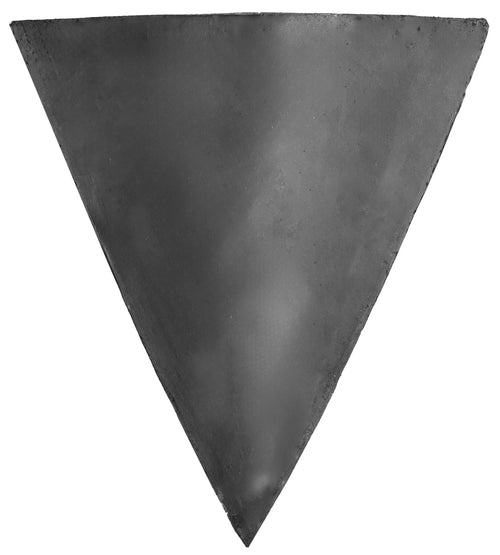 Vomerina a saldare in acciaio stampato larghezza 200mm e lato obliquo 230mm