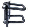 Staffa fissaggio molla quadra 30x30