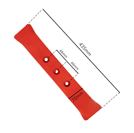 Vomerina per ripuntatore doppia punta 70x20mm adattabile a Pegoraro