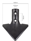 Vomere lancio piatto 150X6/45 per molle per vibrocoltivatori