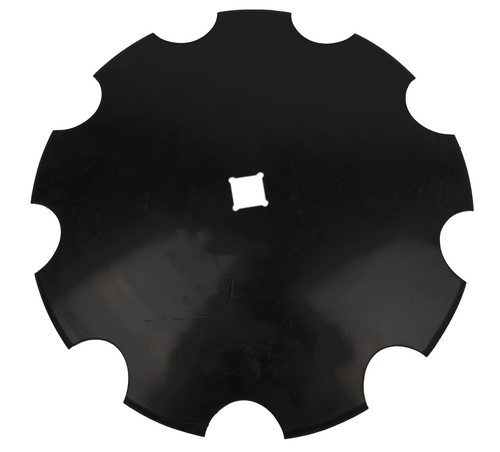 Disco frangizolle dentato Ø 460mm sp. 3mm con foro quadrato 31mm