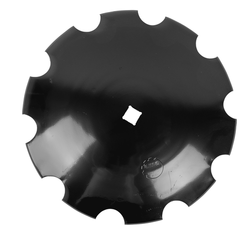 Disco frangizolle dentato Ø 560mm sp. 4,5mm con foro quadrato da 33mm