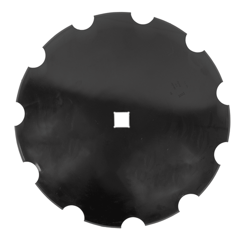 Disco frangizolle dentato Ø 660mm sp. 6mm con foro quadrato da 41mm