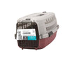 M-PETS Custodia da viaggio Viaggio Carrier M - 68x47,6x45cm - Bordeaux e grigio - Per cane