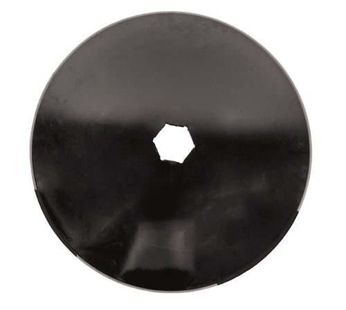 Disco frangizolle liscio Ø 610mm sp. 6mm con foro esagonale da 67mm