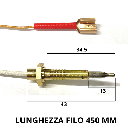FRANKE TERMOCOPPIA CUCINA GAS -1981557- TRIPLA CORONA SICUREZZA COMPATIBILE