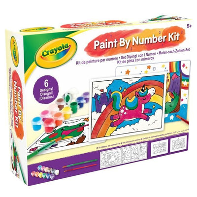 Kit di pittura con i numeri CRAYOLA - 6 modelli per dipingere - Dai 5 anni in su