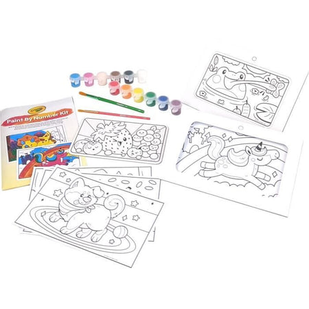 Kit di pittura con i numeri CRAYOLA - 6 modelli per dipingere - Dai 5 anni in su