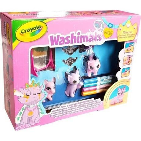 Colorazione - CRAYOLA - Washimals Pastel Princess Pets - Animali pastello da personalizzare! bambini di 3 anni