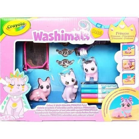 Colorazione - CRAYOLA - Washimals Pastel Princess Pets - Animali pastello da personalizzare! bambini di 3 anni