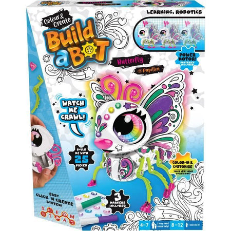 CRAYOLA Color & Create Robot Interattivo Farfalla da Costruire e Personalizzare - Dai 4 Anni in su
