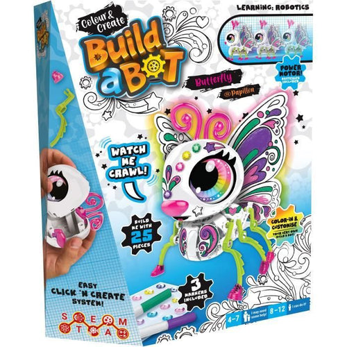 CRAYOLA Color & Create Robot Interattivo Farfalla da Costruire e Personalizzare - Dai 4 Anni in su