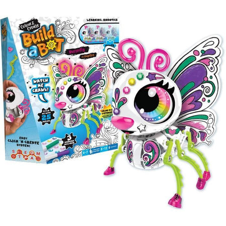 CRAYOLA Color & Create Robot Interattivo Farfalla da Costruire e Personalizzare - Dai 4 Anni in su