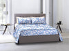 Set 2 federe coppia di federe stampa digitale 100% cotone, Made in Italy CORALLO ACQUARELLO