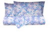 Set Copripiumino federe parure Copripiumino Stampa Digitale Cotone Made in Italy CORALLO ACQUARELLO