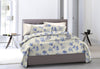 Set Copripiumino federe parure Copripiumino Stampa Digitale Cotone Made in Italy CORALLO BLU