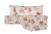 Set Copripiumino federe parure Copripiumino Stampa Digitale Cotone Made in Italy CORALLO ROSSO - Vanita di raso
