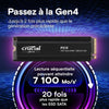 CRUCIAL - P310 - SSD interno - 1 TB - Gen4 - NVMe M.2 - Fino a 7100 MB/s