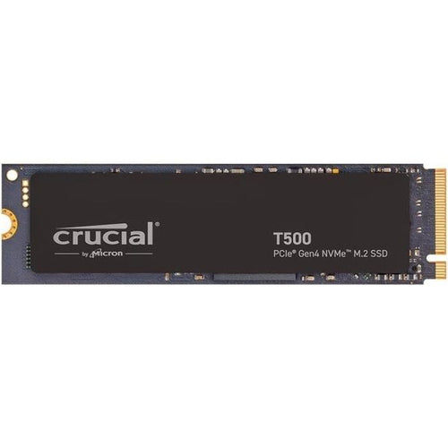 SSD interno per giochi Crucial T500 SSD PCIe Gen4 NVMe M.2 da 2 TB, fino a 7200 MB/s, disco rigido SSD - CT2000T500SSD8