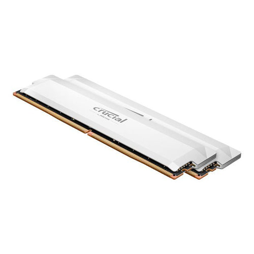 Memoria RAM - CRUCIAL - DDR5 PRO Overclocking - Kit da 32 GB (2x16 GB) - 6400 MT/s - CL38 - Dissipatore di calore - CP2K16G64C38U5W