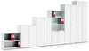 Armadio ad ante battenti con 1 ripiano da ufficio cm. 90x33,7x79,2h