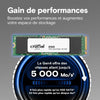 SSD interno - CRUCIAL - E100 - 1 TB - PCIe Gen4 NVMe M.2 - Fino a 5000 MB/s