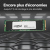 SSD interno - CRUCIAL - E100 - 1 TB - PCIe Gen4 NVMe M.2 - Fino a 5000 MB/s