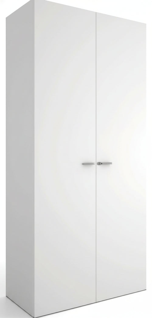 Armadio ad ante battenti con serratura per ufficio cm. 90x33,7x194,4h