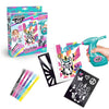 Canal Toys - Arte dell'aerografo - Kit per creazione di poster con spray elettronico, stencil e pennarelli - AIR 015