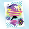 Canal Toys - Arte dell'aerografo - Kit per creazione di poster con spray elettronico, stencil e pennarelli - AIR 015