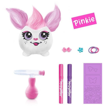 Canal Toys - Airbrush Plush - Mini peluche Hair'iffic da acconciare e decorare con pennarelli - AIR 038 - Modello di peluche casuale