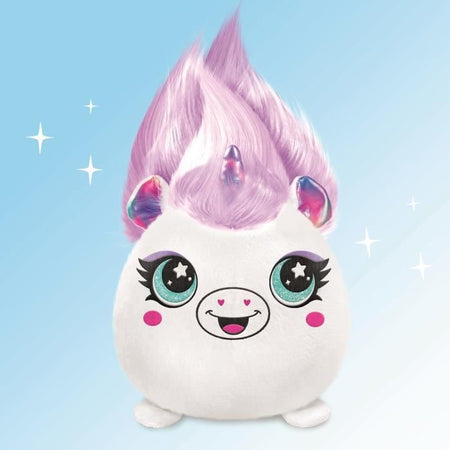 Canal Toys - Peluche Airbrush - Peluche Squishy Hair'iffic da modellare e decorare con spray elettronico, pennarelli, -AIR 040- casuale