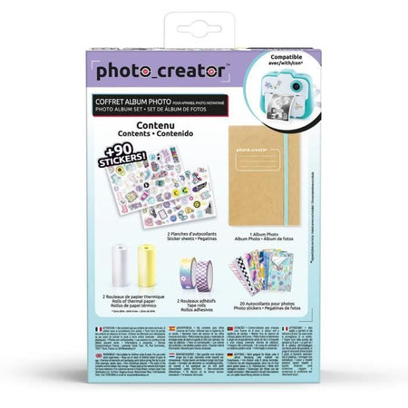 PHOTO CREATOR - Scatola per album fotografico per fotocamera a stampa istantanea - Compatibile con Photo Creator - CLK 007 - Canal Toys