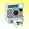Canal Toys - Fotocamera con stampa istantanea retrò - 4 rotoli di carta di cui 1 adesivo, pennarelli e adesivi - CLK 019