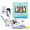 Canal Toys - Fotocamera con stampa istantanea retrò - 4 rotoli di carta di cui 1 adesivo, pennarelli e adesivi - CLK 019
