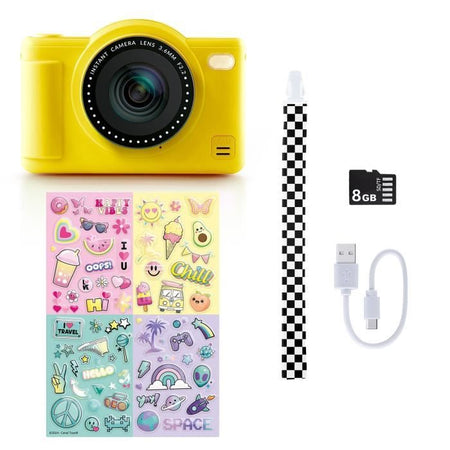 Canal Toys - Photo Creator - Fotocamera digitale pop colore giallo - Con scheda SD da 32 GB inclusa