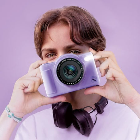 Canal Toys - Photo Creator - Fotocamera digitale Pop Colore Viola - Con scheda SD da 32 GB inclusa