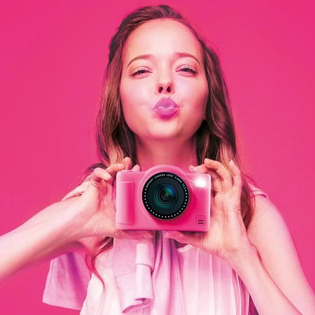 Canal Toys - Photo Creator -Fotocamera digitale pop colore rosa- Con scheda SD da 32 GB inclusa