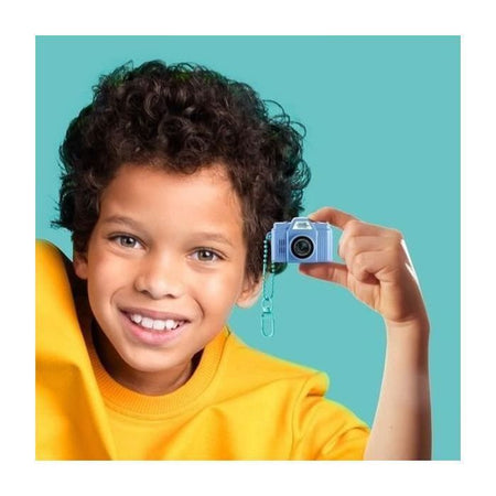 Canal Toys - Photo Creator - Mini Cam' Fotocamera digitale blu - Retro - Con scheda SD da 1 GB inclusa