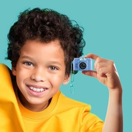 Canal Toys - Photo Creator - Mini Cam' Fotocamera digitale blu - Retro - Con scheda SD da 1 GB inclusa