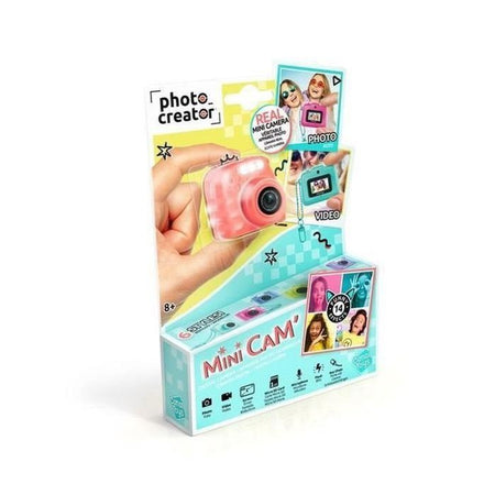Canal Toys  Photo Creator  Mini Cam' Fotocamera digitale e video  Istantanea  con portachiavi e scheda SD da 1 GB inclusa  CLK 06