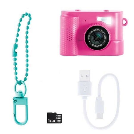 Canal Toys  Photo Creator  Mini Cam' Fotocamera digitale e video  Compatta  con portachiavi e scheda SD da 1 GB inclusa  CLK 06