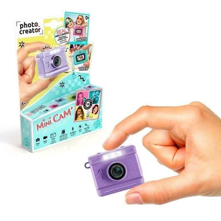 Canal Toys  Photo Creator  Mini Cam' Fotocamera digitale e video  Vintage  con portachiavi e scheda SD da 1 GB inclusa  CLK 06