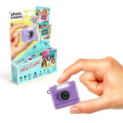 Canal Toys  Photo Creator  Mini Cam' Fotocamera digitale e video  Vintage  con portachiavi e scheda SD da 1 GB inclusa  CLK 06