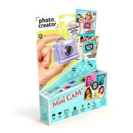 Canal Toys  Photo Creator  Mini Cam' Fotocamera digitale e video  Vintage  con portachiavi e scheda SD da 1 GB inclusa  CLK 06