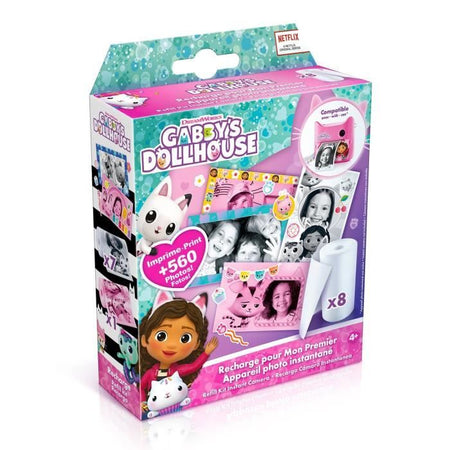 Canal Toys - Ricarica per la fotocamera istantanea Gabby and the Magic House: foto, selfie, video