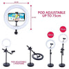 Canal Toys - Studio Video 2 in 1 con anello luminoso a LED multicolore, supporto doppia funzione - Studio Creator - INF027