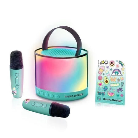 Canal Toys - Music Creator - Mini Stazione Karaoke - Altoparlante illuminato con 2 microfoni wireless - INF 044